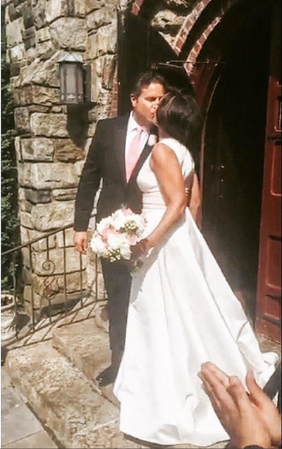 Vanessa Williams Marries her Husband Again, This Time in a Pamella Roland Gown